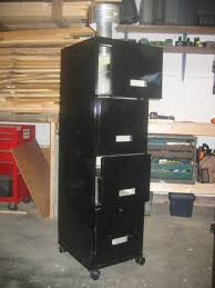 old filing cabinet into a smoker