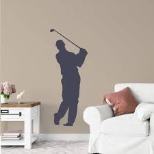 Golf Player 1 Wall Sticker Wall Art Com