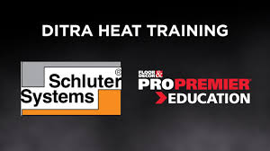 schluter systems ditra heat training