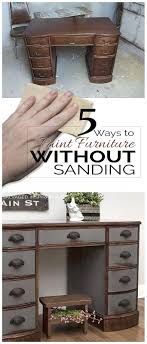 Don't shake, which can cause bubbles. How To Paint Furniture Without Sanding Salvaged Inspirations