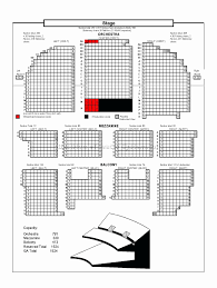 56 Interpretive Golden Gate Theater Seat Map