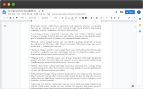 Google docs brings your documents to life with smart editing and styling tools to help you format text and paragraphs easily. Line Numbers For Google Docs