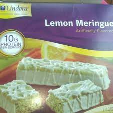 calories in lindora lemon meringue bar