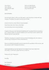 cancel a service contract letter template