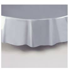 Perfect for big parties or large numbers of guests, with little clean up required. Unique Silver Round Plastic Table Cover At Rs 299 Piece Swaroop Nagar Kanpur Id 16903684562