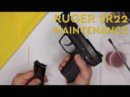 ruger sr22 cleaning and partial