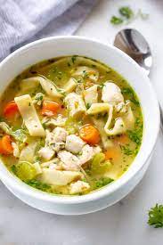 Classic Chicken Noodle Soup From Scratch gambar png