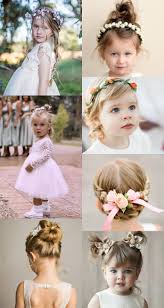 This hairstyle mostly looks good on those girls who have long face or medium long. 8 Of The Cutest Wedding Flower Girl Hairstyles You Ll Ever See Tulle Chantilly Wedding Blog