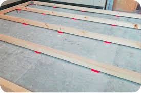 joists for sound proofing the floor
