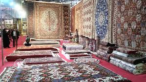 iran yazd exhibits hand woven carpet