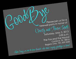 Free Printable Invitation Templates Going Away Party