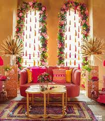 mehndi decor at home for an intimate