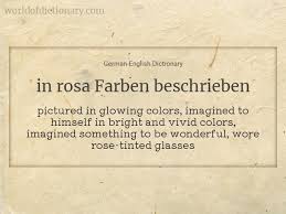 Meaning Of In Rosa Farben Beschrieben