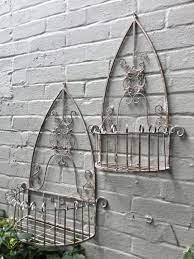A Pair Of Gothic Victorian Arched Aged