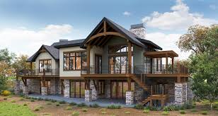Luxury Mountain Home Plan With In Law