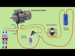 double capacitor motor connection