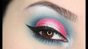 red white blue eye makeup tutorial