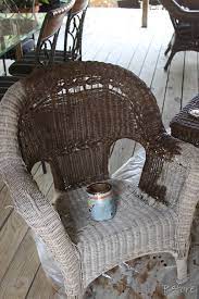 Painting Wicker Furniture Outdoor