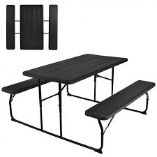 outdoor folding picnic table bench set