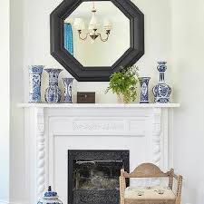 vases on fireplace mantel design ideas