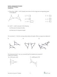 6 in each diagram below, are any triangles congruent? Unit 6 Congruent Triangles Congruent Triangles 6 Congruent Triangles Congruent Triangles 3 4 Proving Congruence Triangle Congruence Sss And Sas Homework Pdf Document