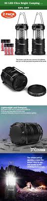 30 Led Ultra Bright Camping Lantern Costech Portable Col
