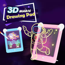 This cool easel includes an action button that lets kids choose from five light modes and comes with washable markers that interact with light, so it's simple to make bright and fun doodles. Discovery Kids Neon Led Glow Drawing Board With Translucent See Through Surface Buy From 10 On Joom E Commerce Platform