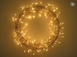 Ikea Glansa Glansa Pendant Lamp Chandelier Light White Wreath Xmas Strala Kallt
