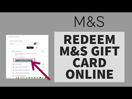 how to redeem m s gift card