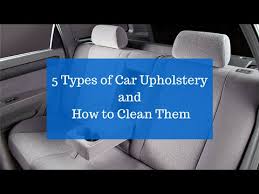 5 Types Of Car Upholstery And How To