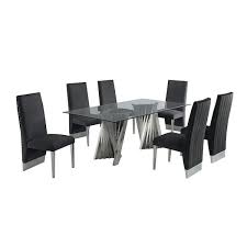 Stainless Steel Base Table Set