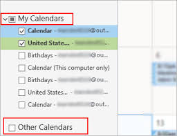 how to setup calendar on outlook