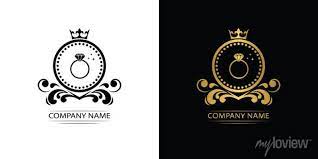jewelry logo template luxury royal