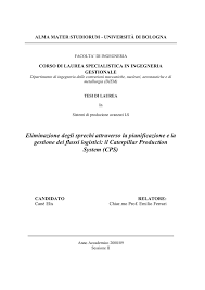 Il titolo della tesi nella sua forma completa; Documento Pdf Benvenuto Su Ams Tesi Di Laurea