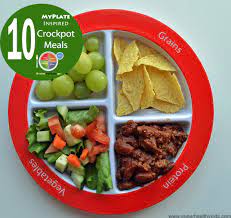 healthy myplate inspired crockpot meals