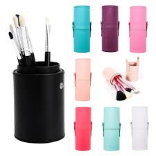 ludlz makeup brush holder with lid