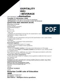 Please understand that our phone lines must be clear for urgent medical care needs. Food And Beverage Knowledge Test Pdf