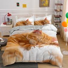 lovely pet cat bedding set animal
