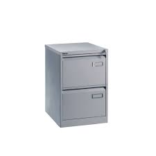 bisley 2 drawer filing cabinet h711mm