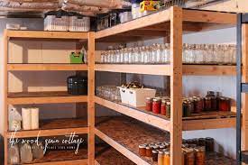 Properly installed shelving can help to organize a basement area, free up floor space and protect items from water damage. Diy Basement Shelving The Wood Grain Cottage