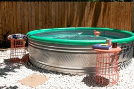 Making a stock tank pool: How I Made A Stock Tank Pool My Backyard Oasis Wirecutter