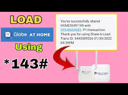 load globe at home prepaid wifi using