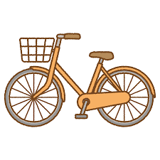 自転車のイラスト | 商用OKの無料イラスト素材サイト ツカッテ