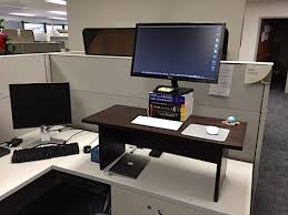 Flexispot 31 inch standing desk converter | height adjustable stand up desk riser, black home office desk laptop workstation with removable keyboard tray (m18m) 4.7 out of 5 stars 107. Standing Desk Jeff Geerling