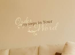 Order My Steps In Your Word Wall Decal
