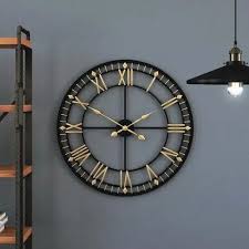 Medieval India Metal Indoor Large Clock