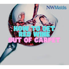 how to get red wine out of carpet