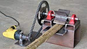 wood chipper using drill machine diy