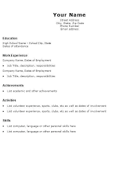 Completely Free Resume Template Free Resume Resume Building Sites