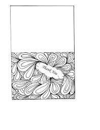 Coloring pages express beautifully box. Color Free Printable Thank You Cards Black And White Hapelbloggen